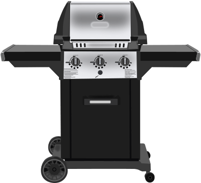 a gas barbeque