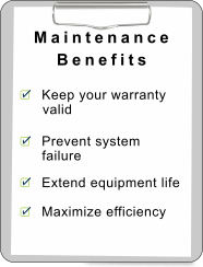 list of benefits for furnace maintenance